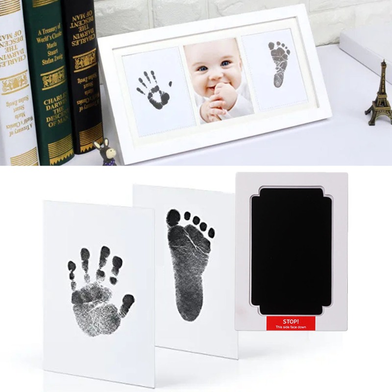Footprint Ink Kit - 1 Stück DIY Hand- und Fußabdruck-Set
