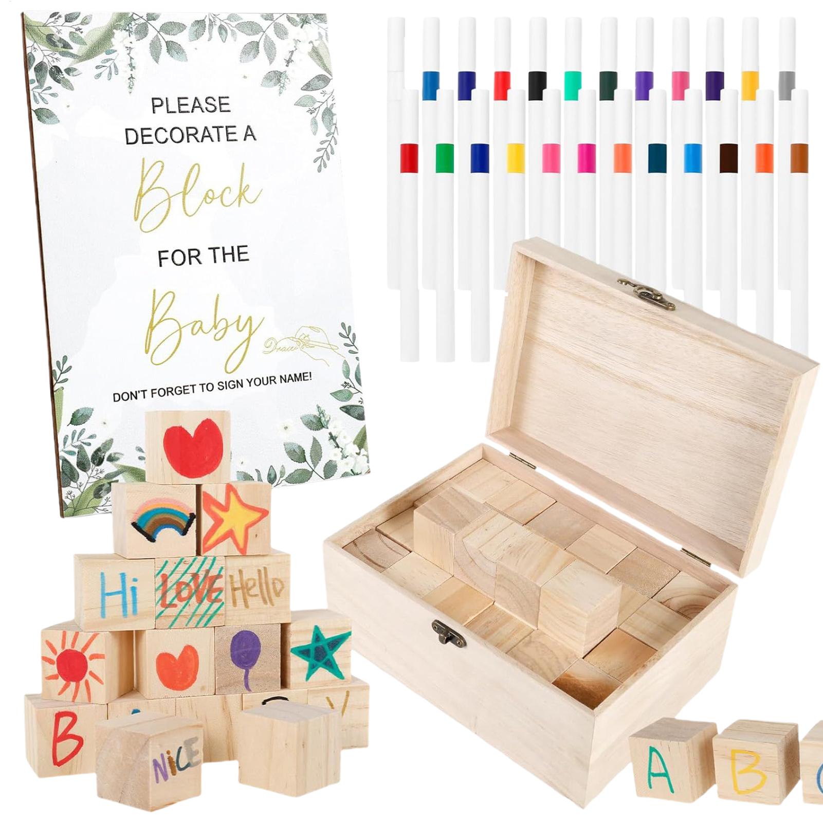 Baby Nursery Kit - Babyparty-Spiele-Schild-Set, Geschlecht offenbaren, Party-Dekoration mit Foto-Requisiten