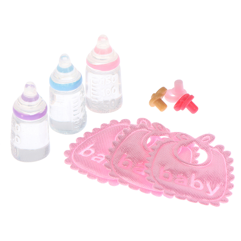 Baby Nursery Kit - 3 Stück antike Puppen Haus Miniatur