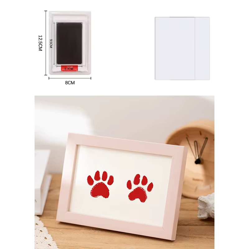 Footprint Ink Kit - Sicheres, ungiftiges Pfotenabdruck-Set für Hunde und