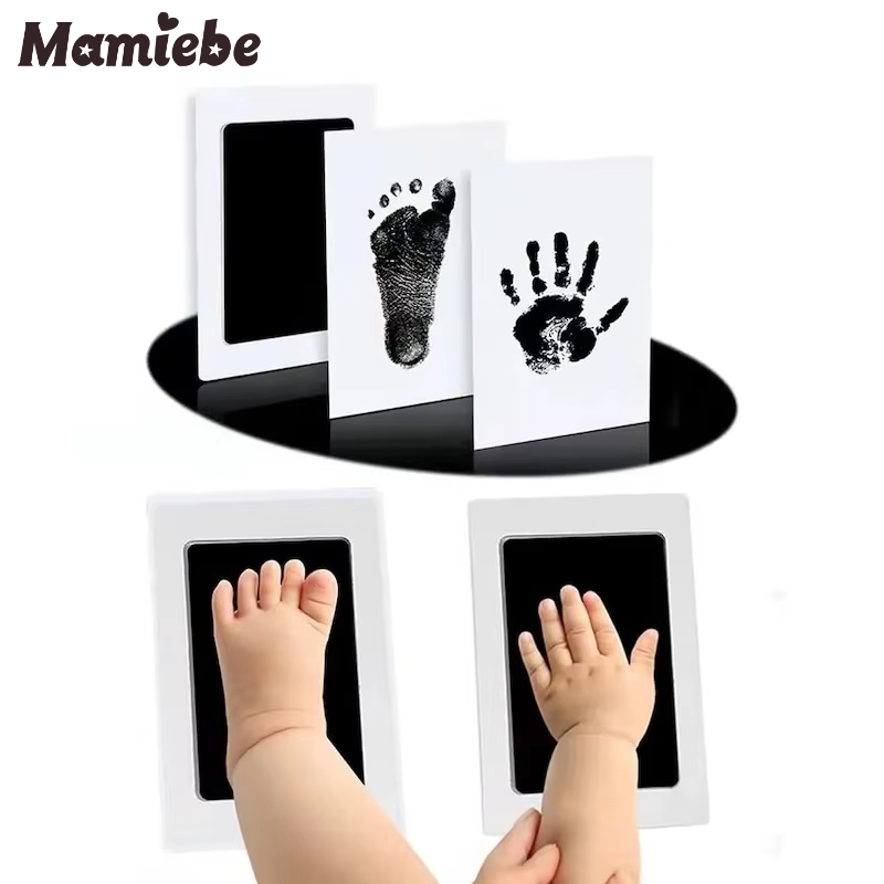 Footprint Ink Kit - Ungiftiges Baby-Handabdruck-Set: Fangen Sie Fußabdrücke und