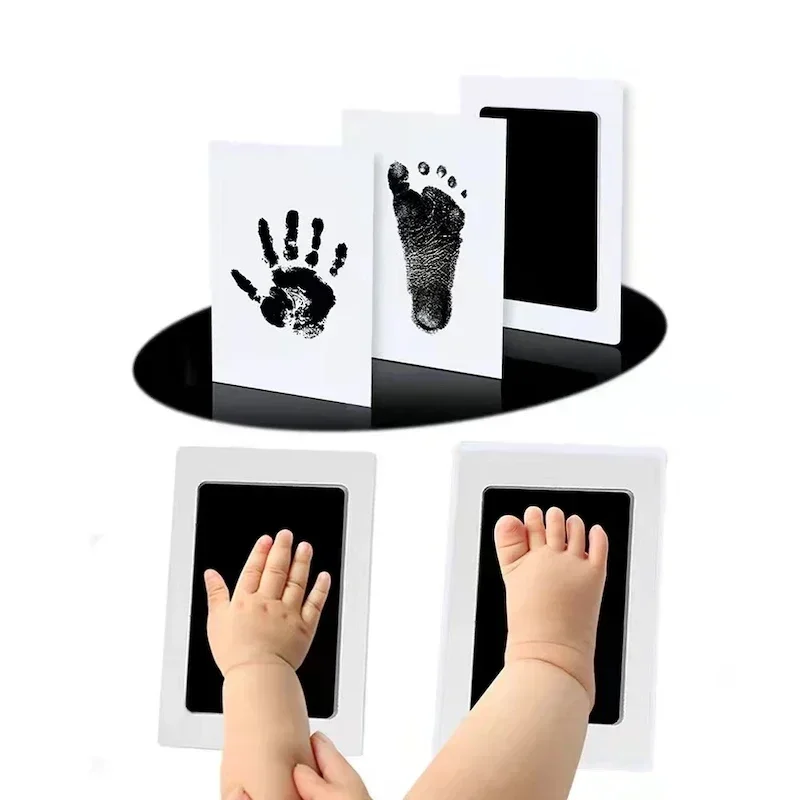 Footprint Ink Kit - Souvenir-Set für Kleinkinder, DIY-Hand- und Fußabdruck-Set