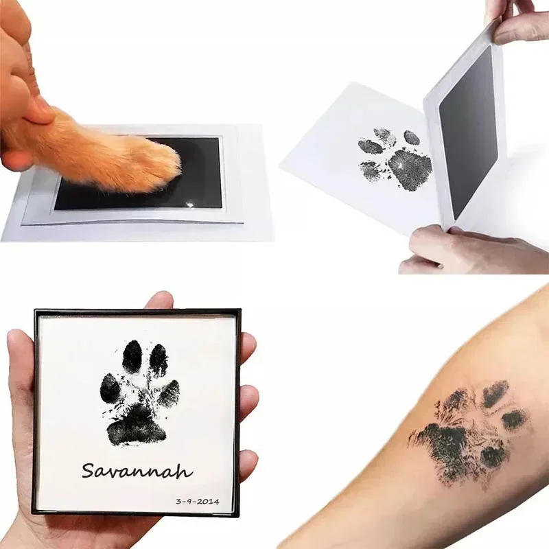 Footprint Ink Kit - Baby-Fußabdrücke, keine Berührung, sicher, ungiftig, Handabdruck,