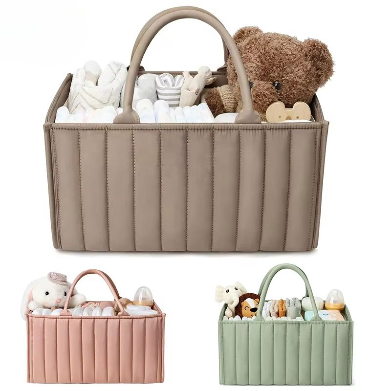 Baby Nursery Essentials - Baby-Windel-Organizer, Aufbewahrungskorb für Neugeborenen-Utensilien, Reise-Babykorb für