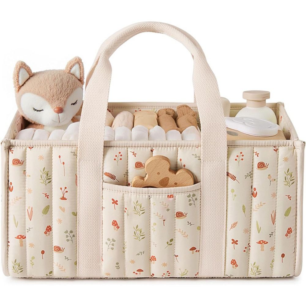 Baby Nursery Essentials - Großer Windel-Organizer für Babys, tragbarer Aufbewahrungskorb
