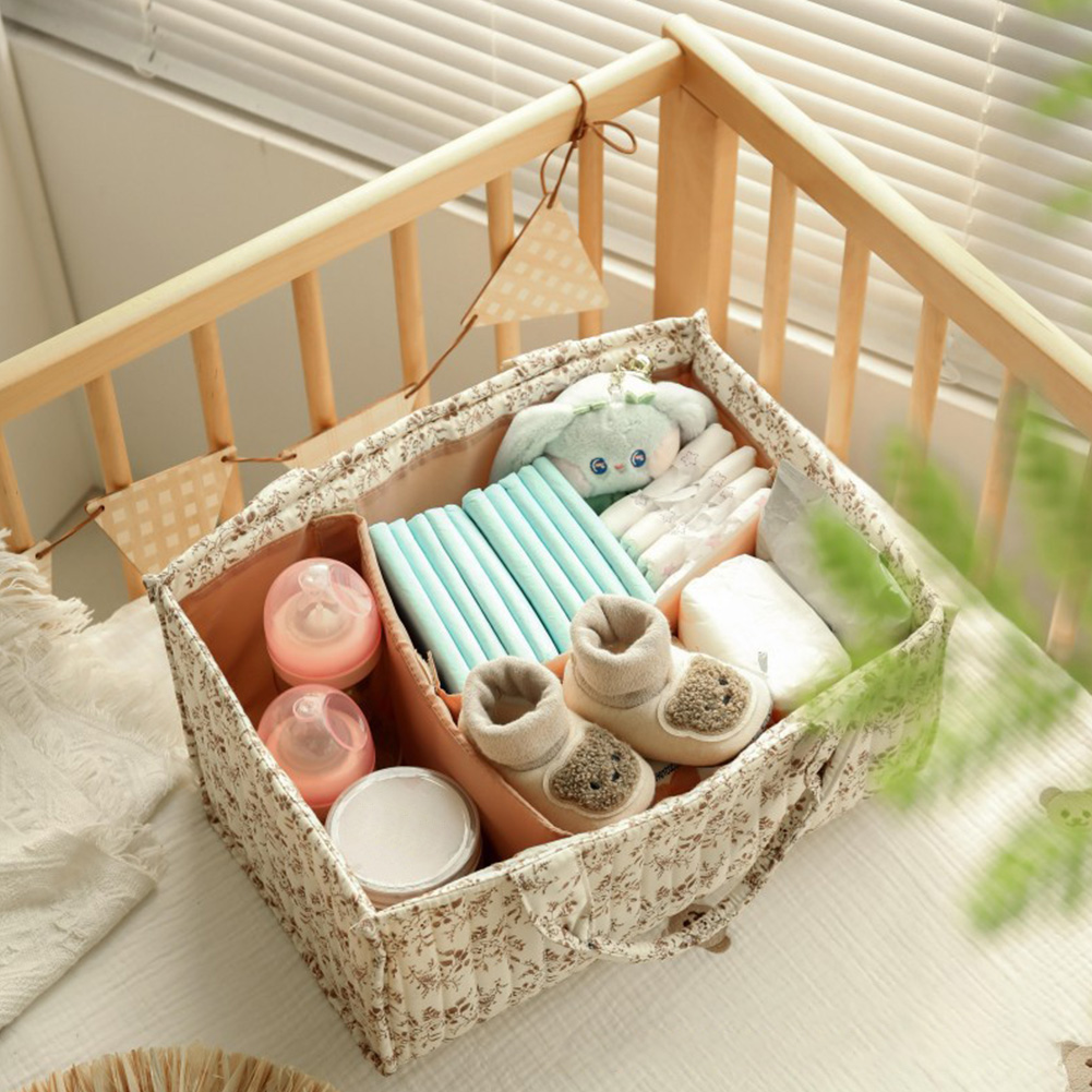 Blumenmuster Aufbewahrungskorb – Baby Nursery Essentials Bewertung und Preis