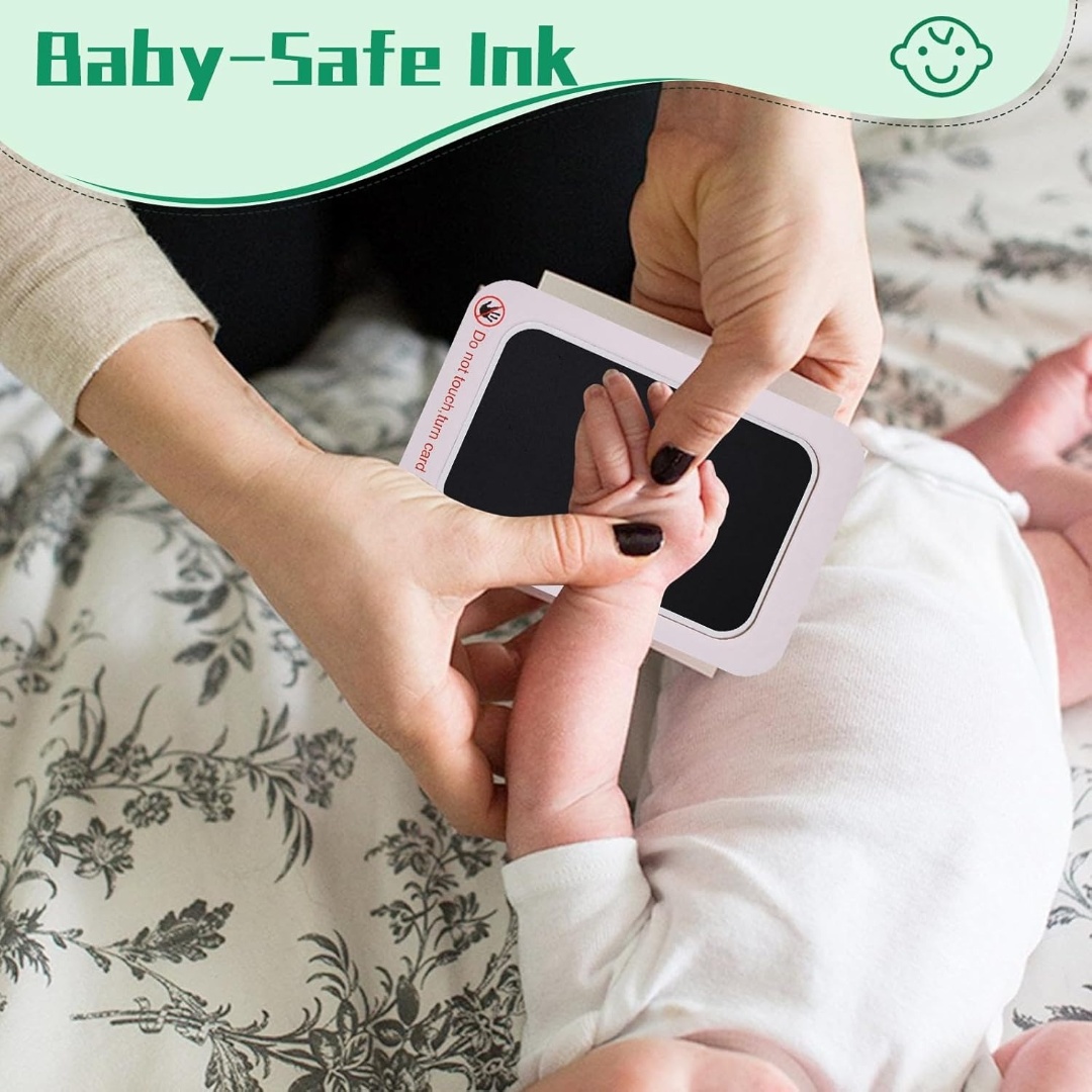 Baby-Handabdruck- und Fußabdru – Footprint Ink Kit Bewertung und Preis