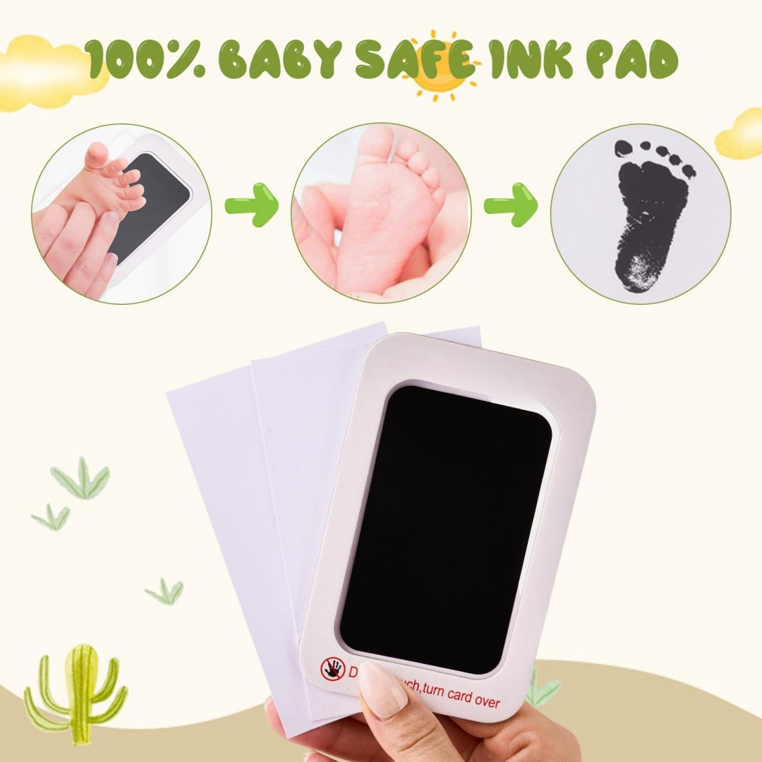 Baby-Handabdruck- und Fußabdru – Footprint Ink Kit Bewertung und Preis