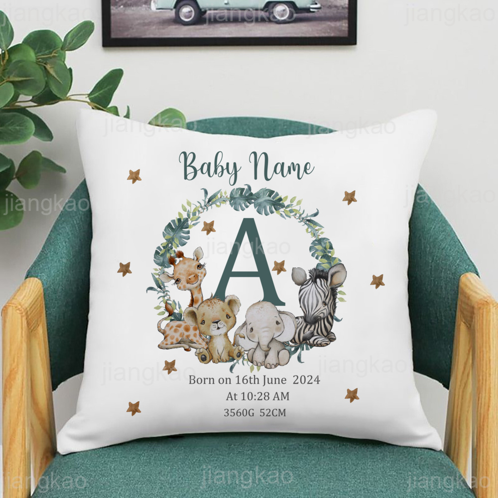 Personalisierter Safari-Tier m – Baby Nursery Name Letters Bewertung und Preis