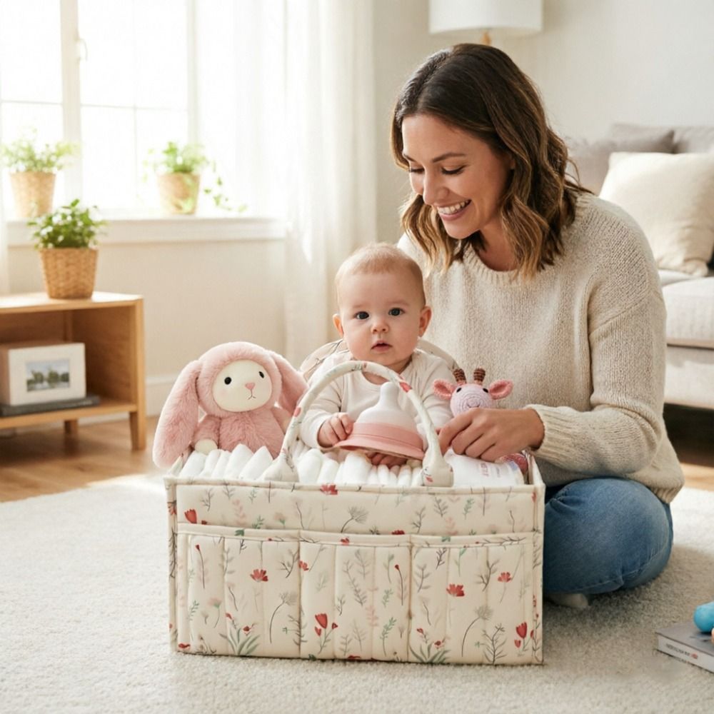 Blumenmuster Baby Windel-Organ – Baby Nursery Essentials Bewertung und Preis