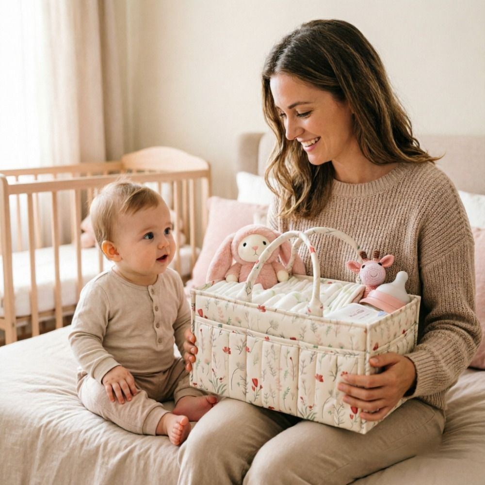 Blumenmuster Baby Windel-Organ – Baby Nursery Essentials Bewertung und Preis
