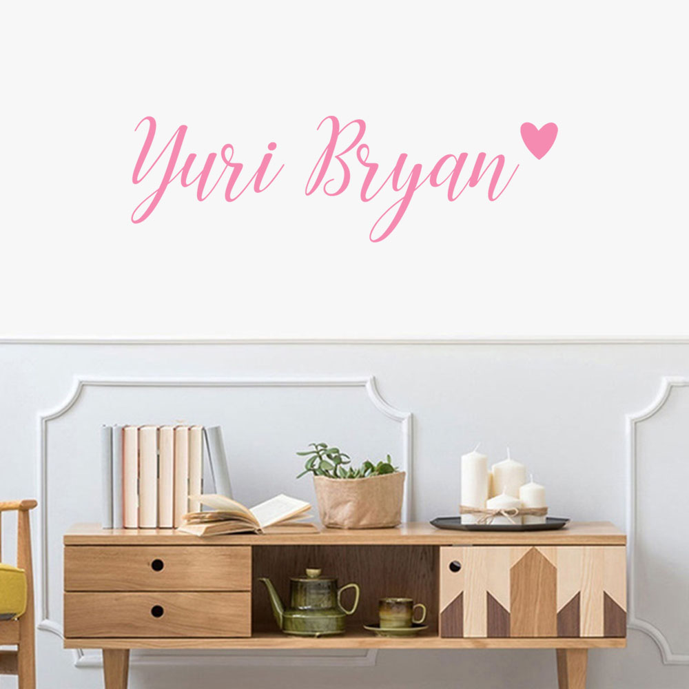 1pc Kreative Angepasst Name Li – Baby Name Wall Art Bewertung und Preis