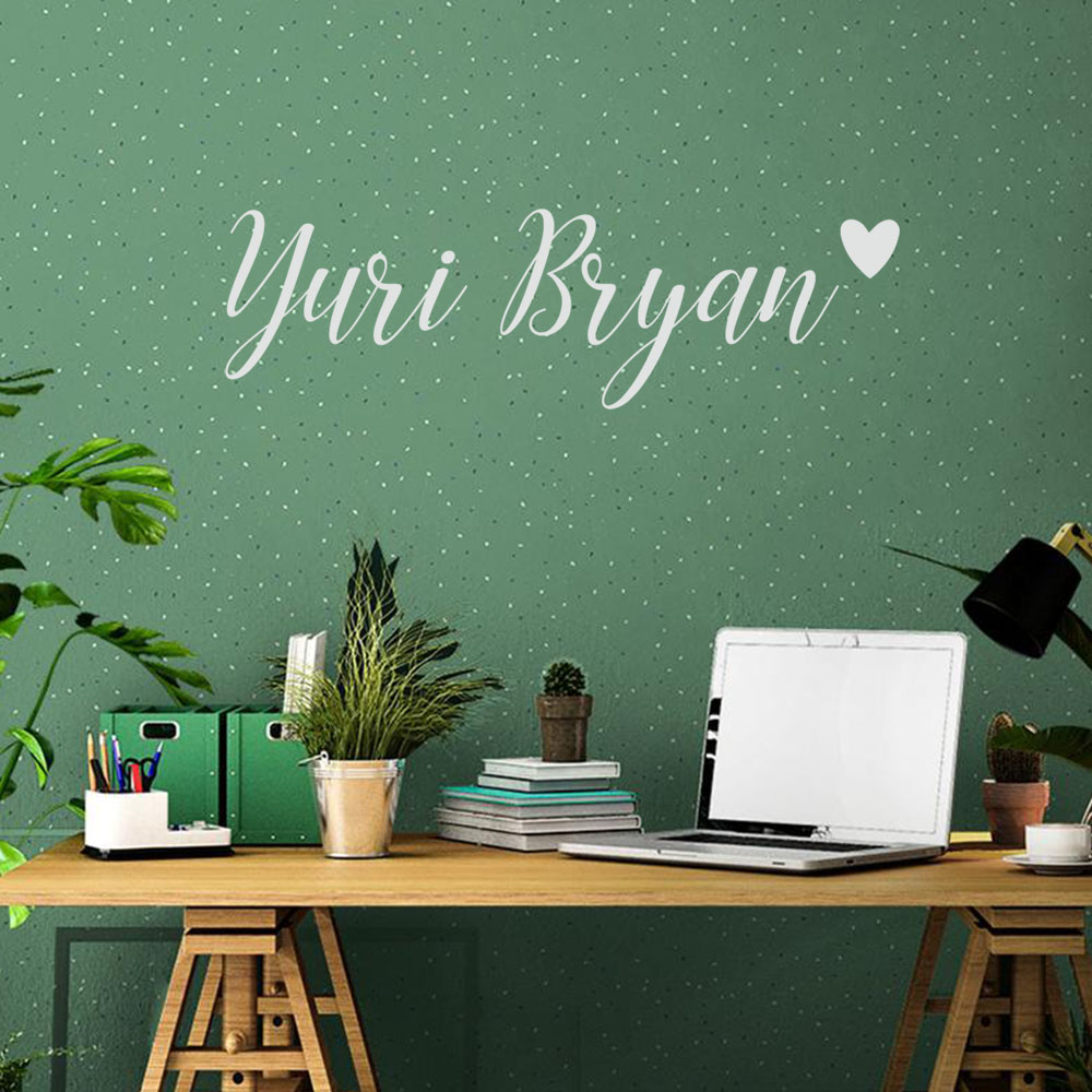 1pc Kreative Angepasst Name Li – Baby Name Wall Art Bewertung und Preis