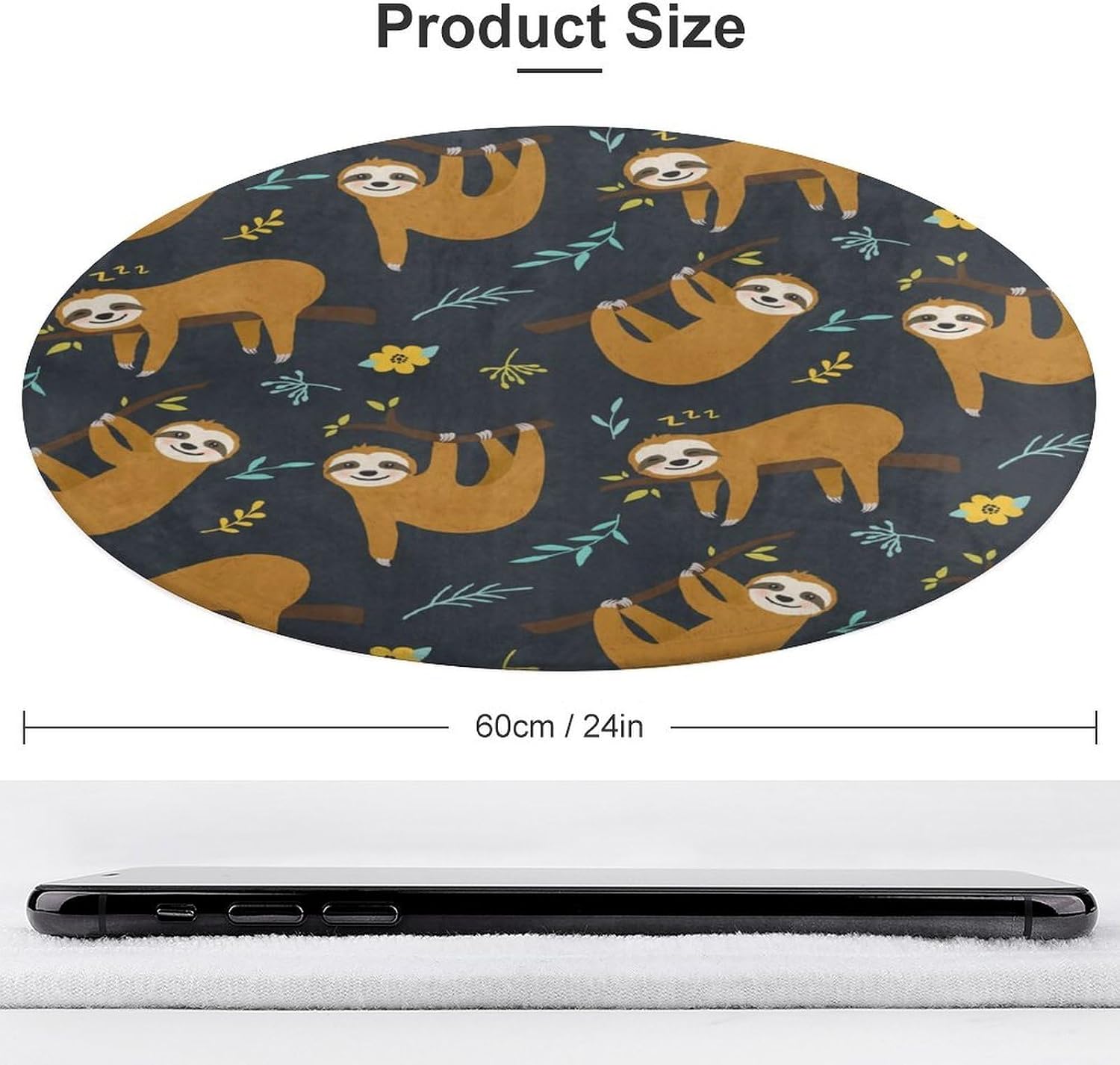 Niedliches Faultier-Dschungelm – Baby Nursery Jungle Rug Bewertung und Preis