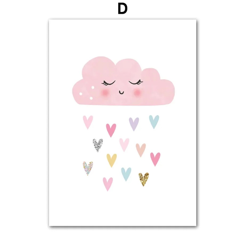 Rosa Einhorn Kaninchen Regenbo – Baby Name Wall Art Bewertung und Preis