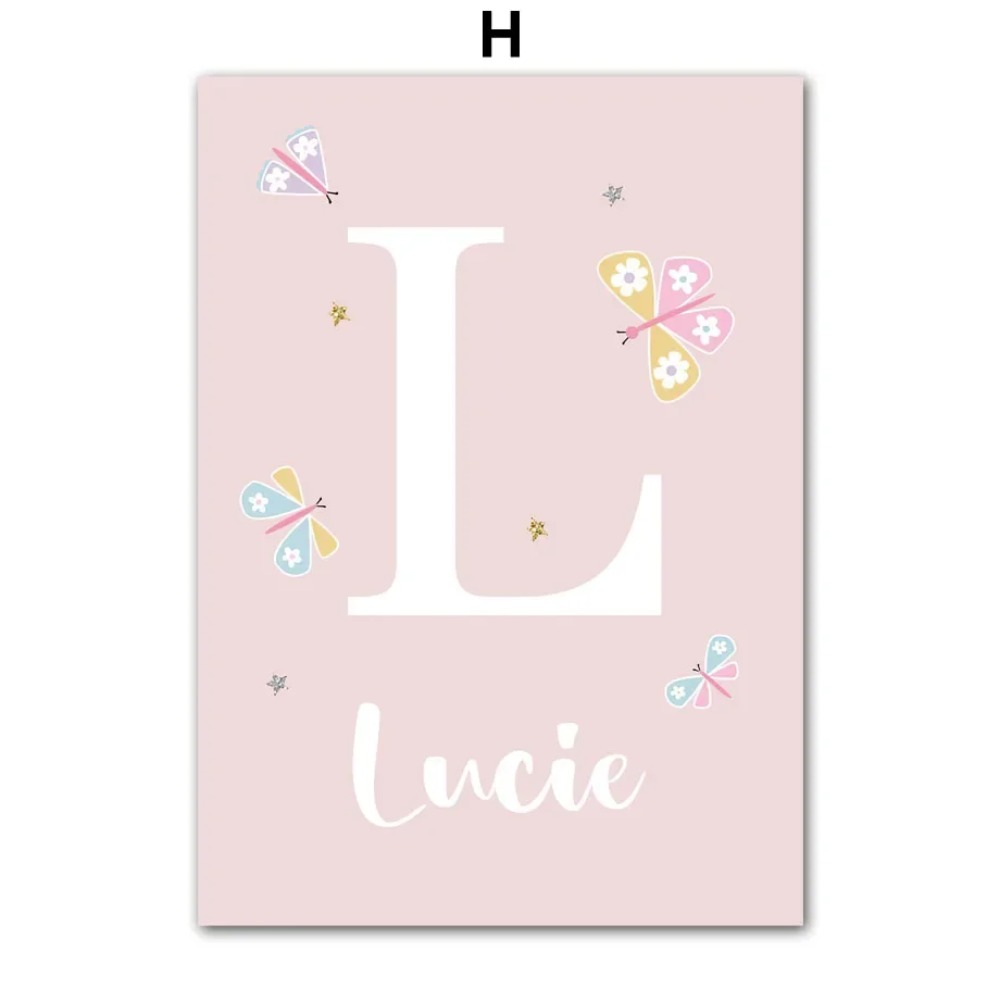 Rosa Einhorn Kaninchen Regenbo – Baby Name Wall Art Bewertung und Preis